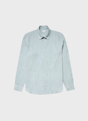 Men's Linen Shirt in Laurel