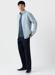 Men's Linen Shirt in Laurel