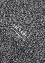 Men's Merino Wool Socks in Grey Twist