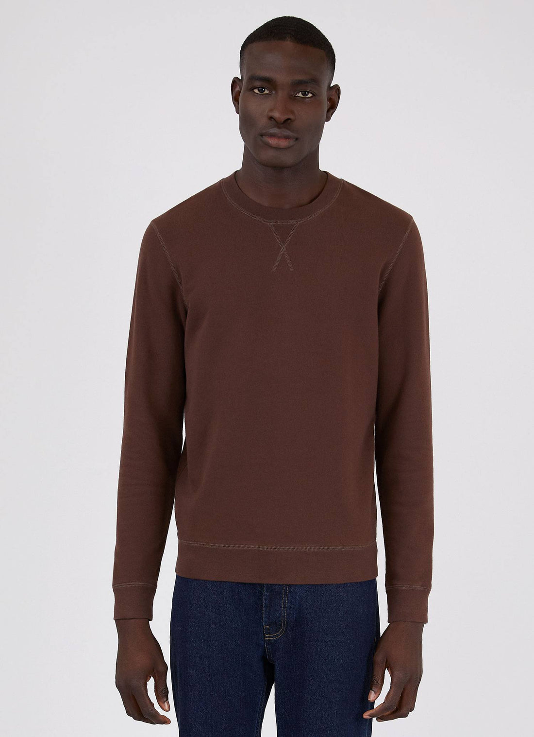 Men's Loopback Sweatshirt in Cocoa