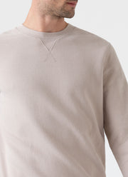 Men's Loopback Sweatshirt in Light Sand