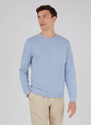 Men's Loopback Sweatshirt in Washed Denim