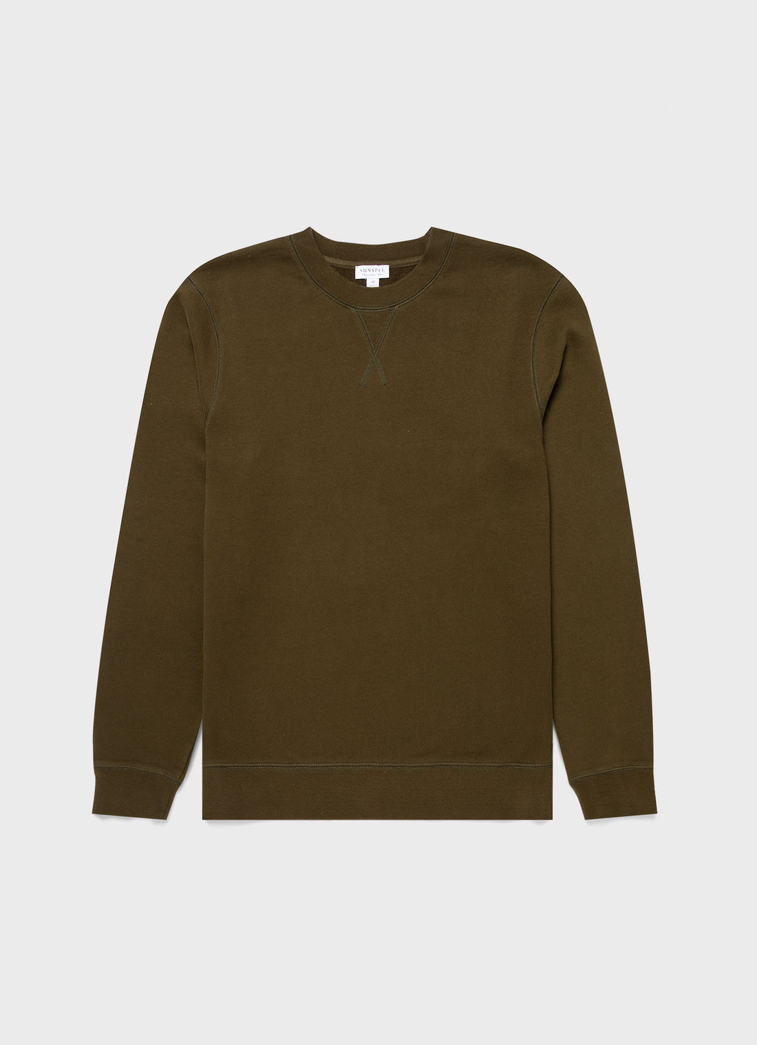 Men's Loopback Sweatshirt in Dark Moss