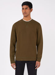 Men's Loopback Sweatshirt in Dark Moss