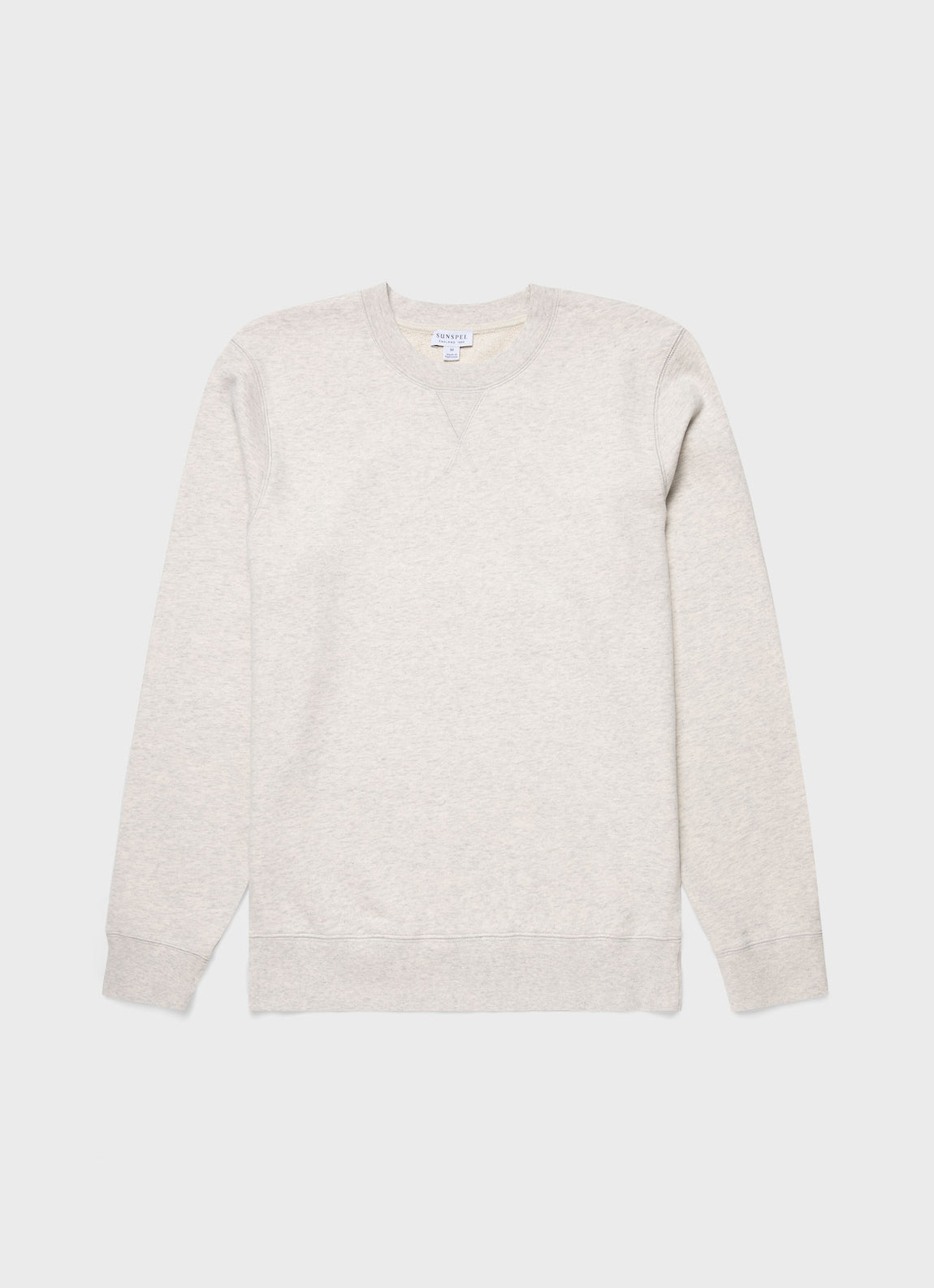 Men's Loopback Sweatshirt in Archive White Melange