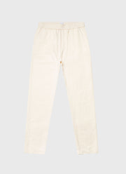 Men's Cotton Linen Drawstring Trouser in Undyed