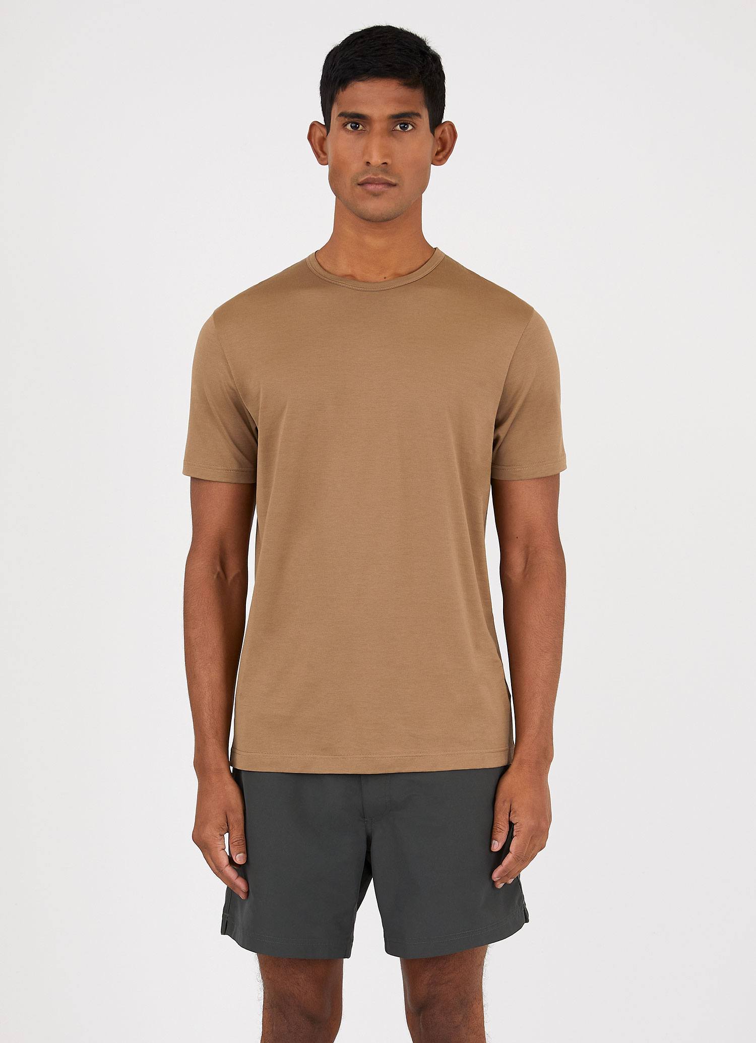 Men's Classic T-shirt in Dark Tan