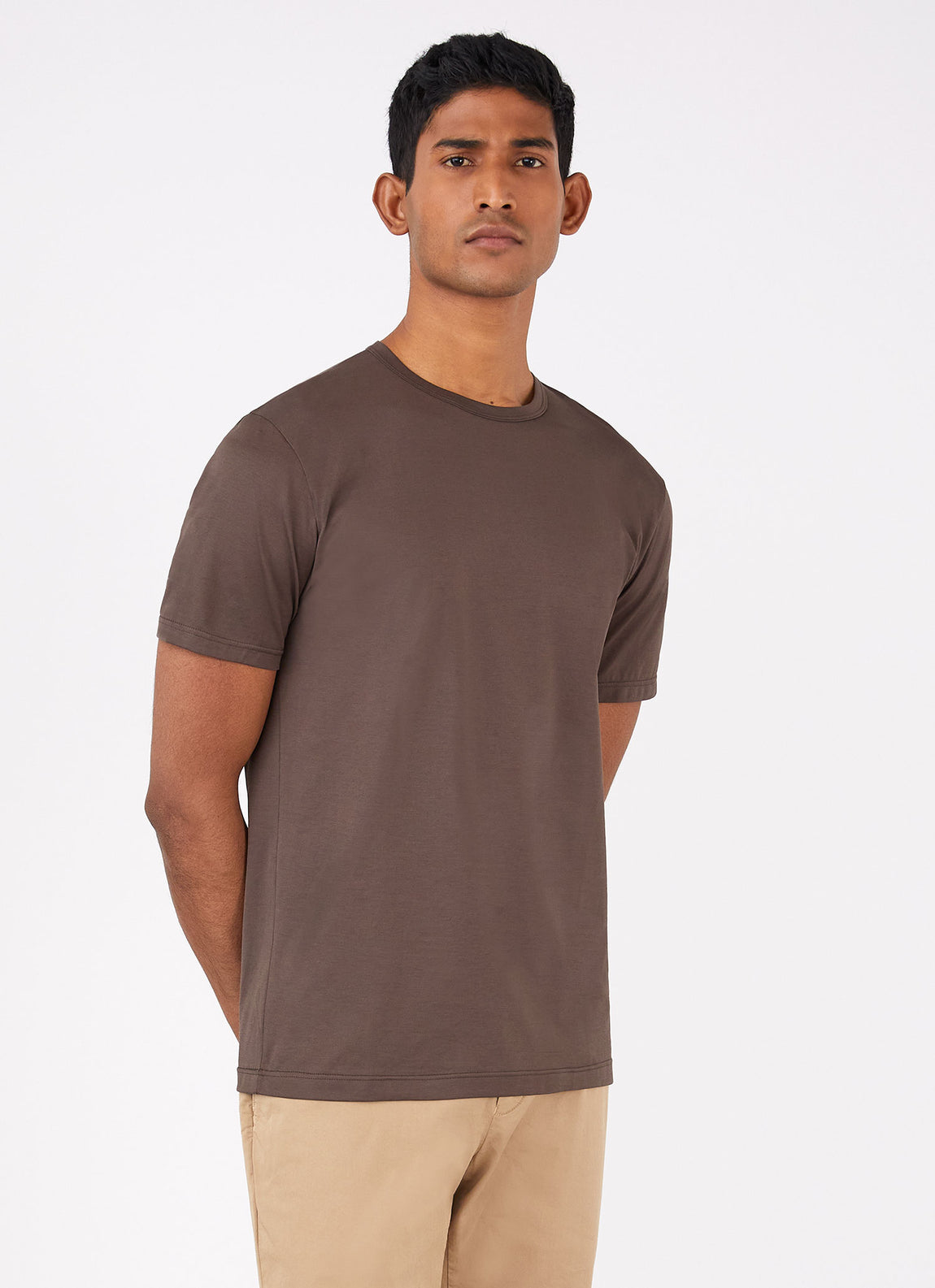 Men's Classic T-shirt in Dark Walnut