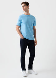 Men's Classic T-shirt in Cyan Blue