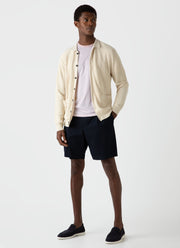 Men's Classic T-shirt in Shell Pink/White English Stripe