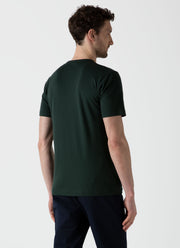 Men's Sea Island Cotton T-shirt in Seaweed