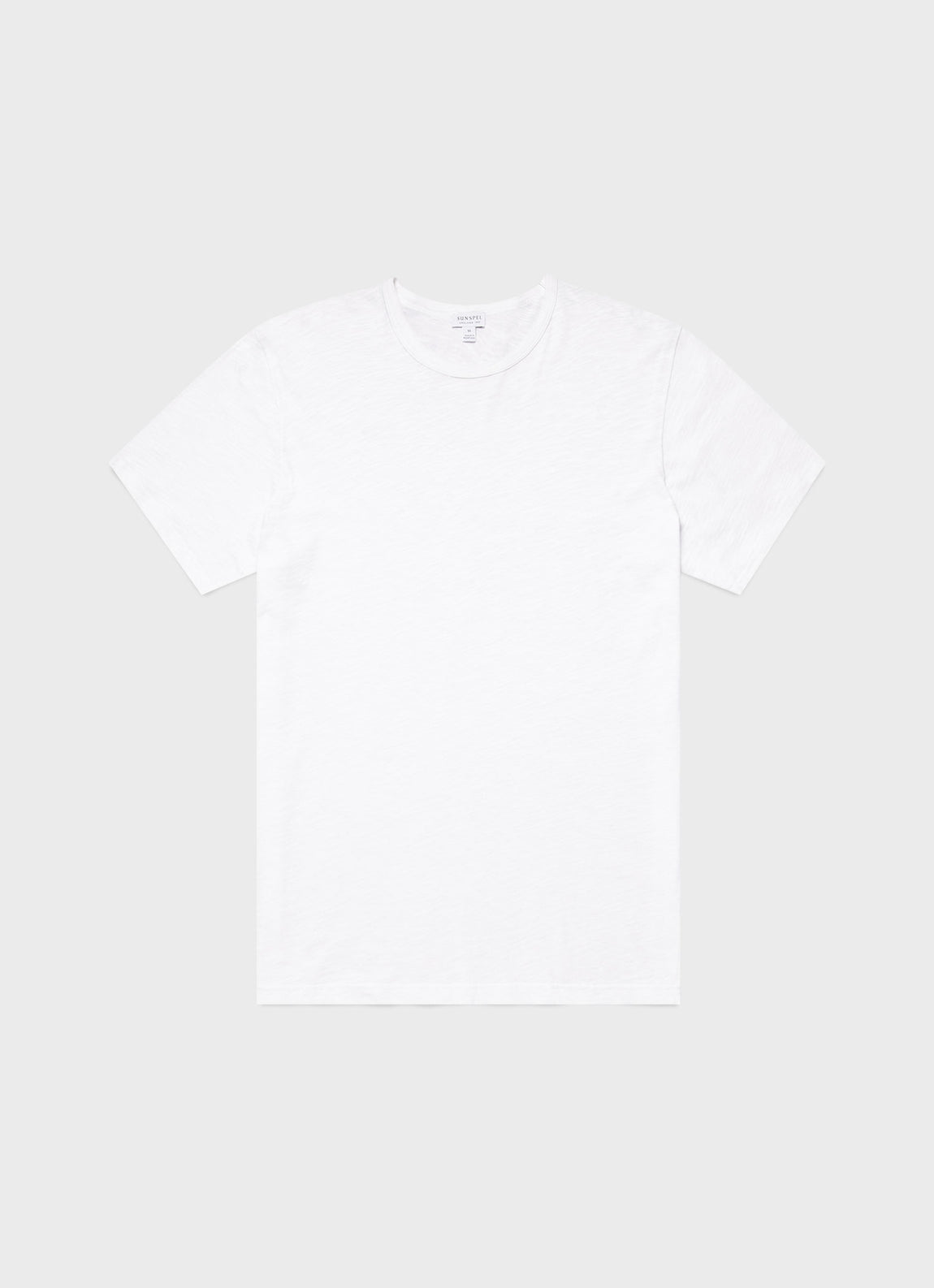 Men's Cotton Linen T-shirt in White