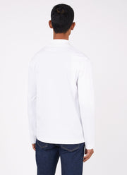 Men's Brushed Cotton Turtle Neck in White
