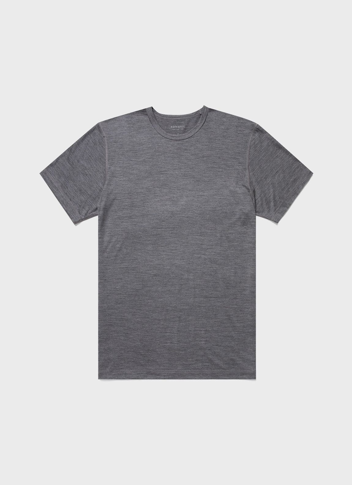 Men's Thermal Merino T-shirt in Grey Melange