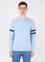 Men's Paul Weller College Sweatshirt in Cambridge Blue