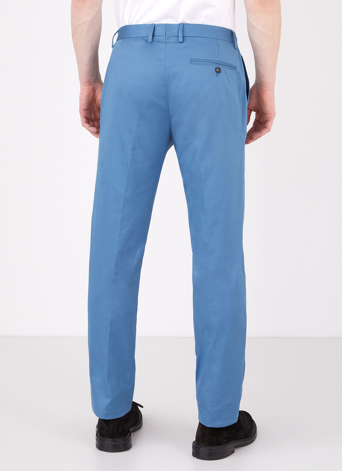 Men's Paul Weller Trouser in Petrol Blue