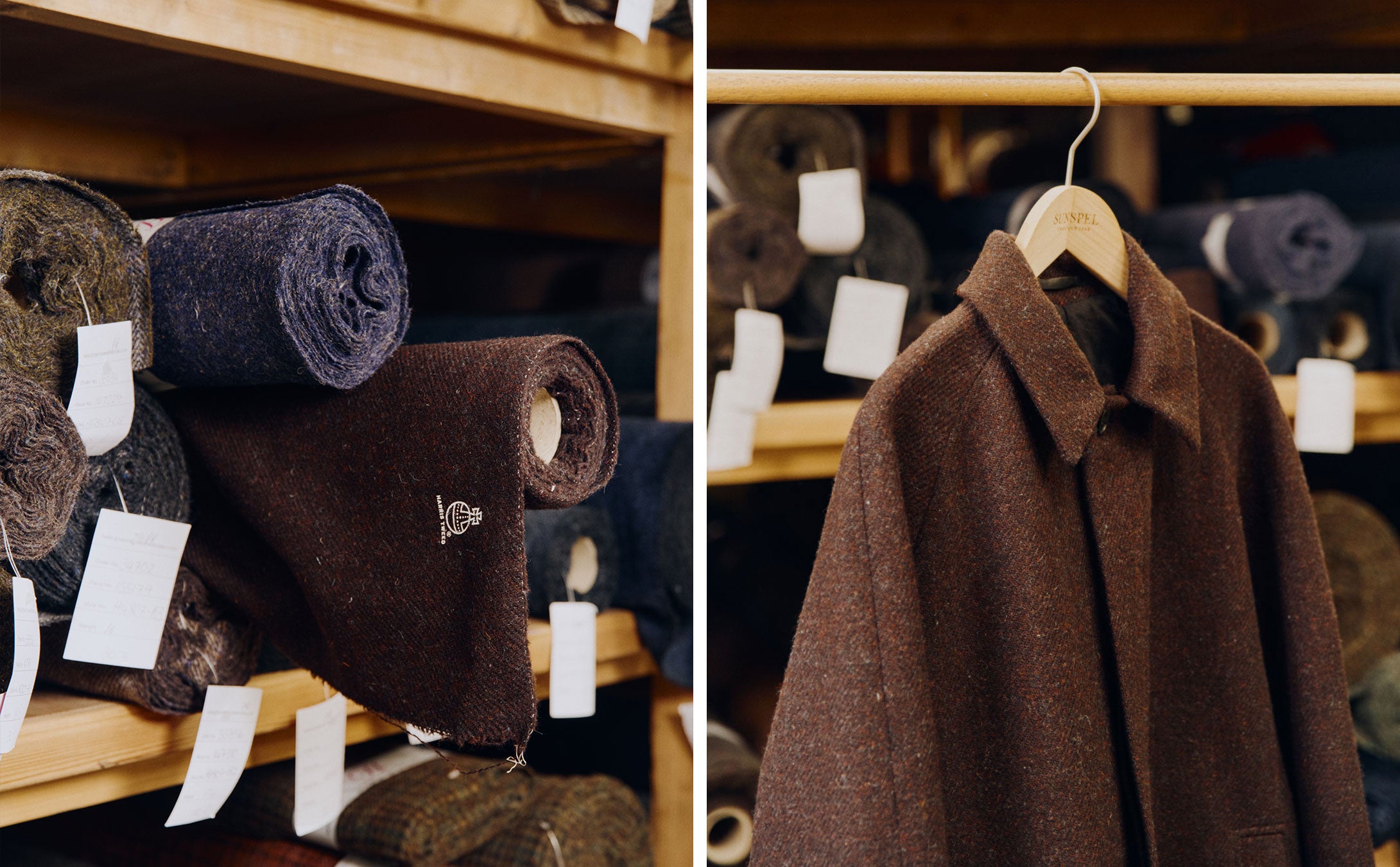 The Harris Tweed Overcoat | Sunspel