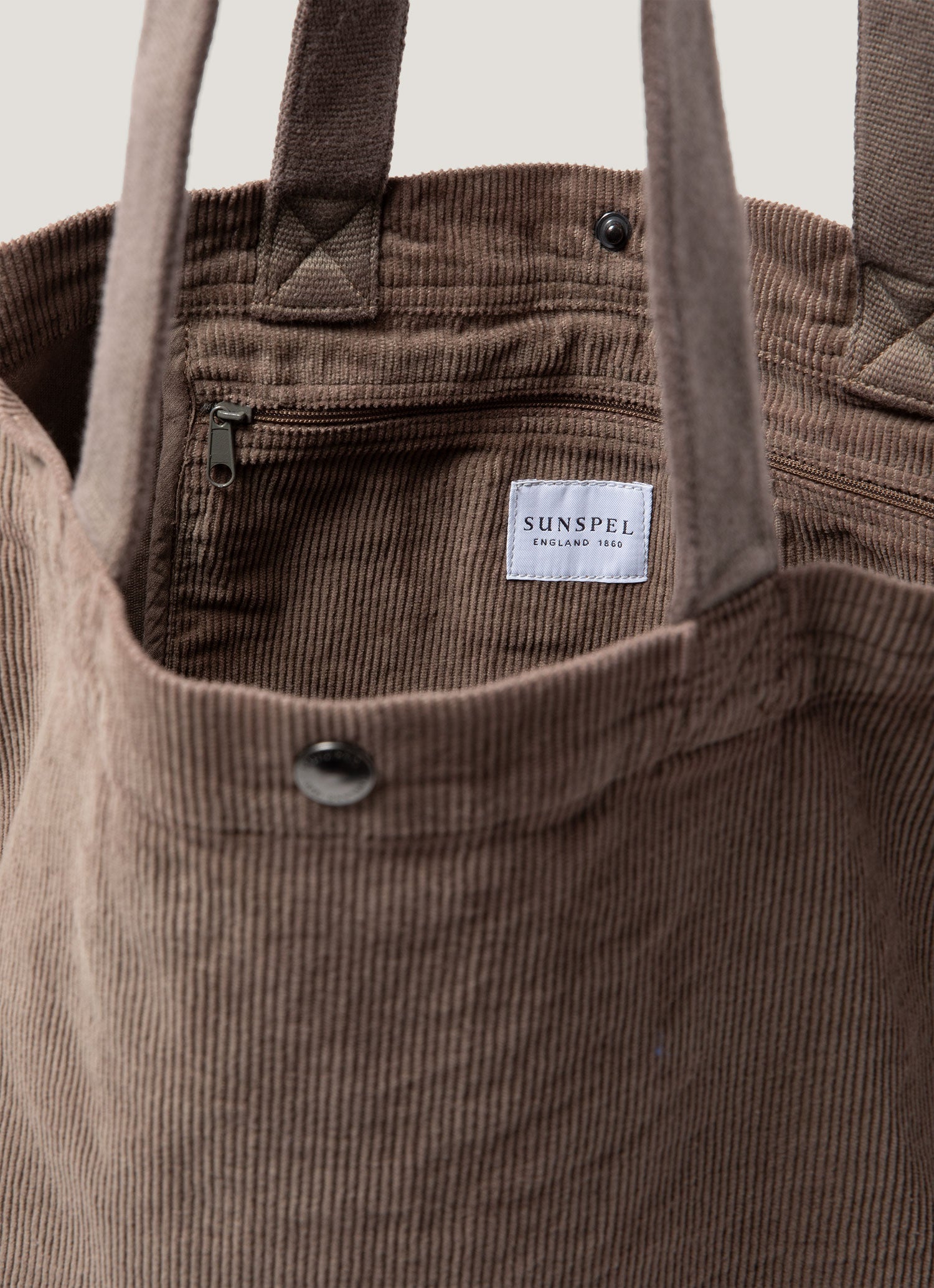 Corduroy Tote Bag in Cedar | Sunspel