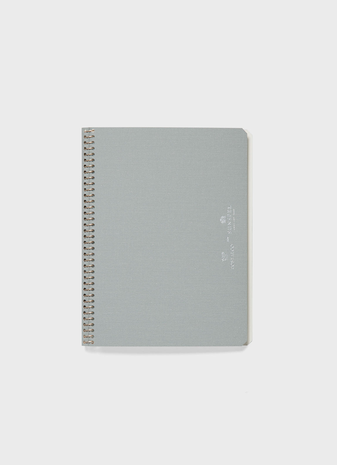 Postalco for Sunspel Notebook in Grey Melange