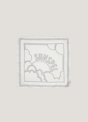 Silk Pocket Square in Ecru