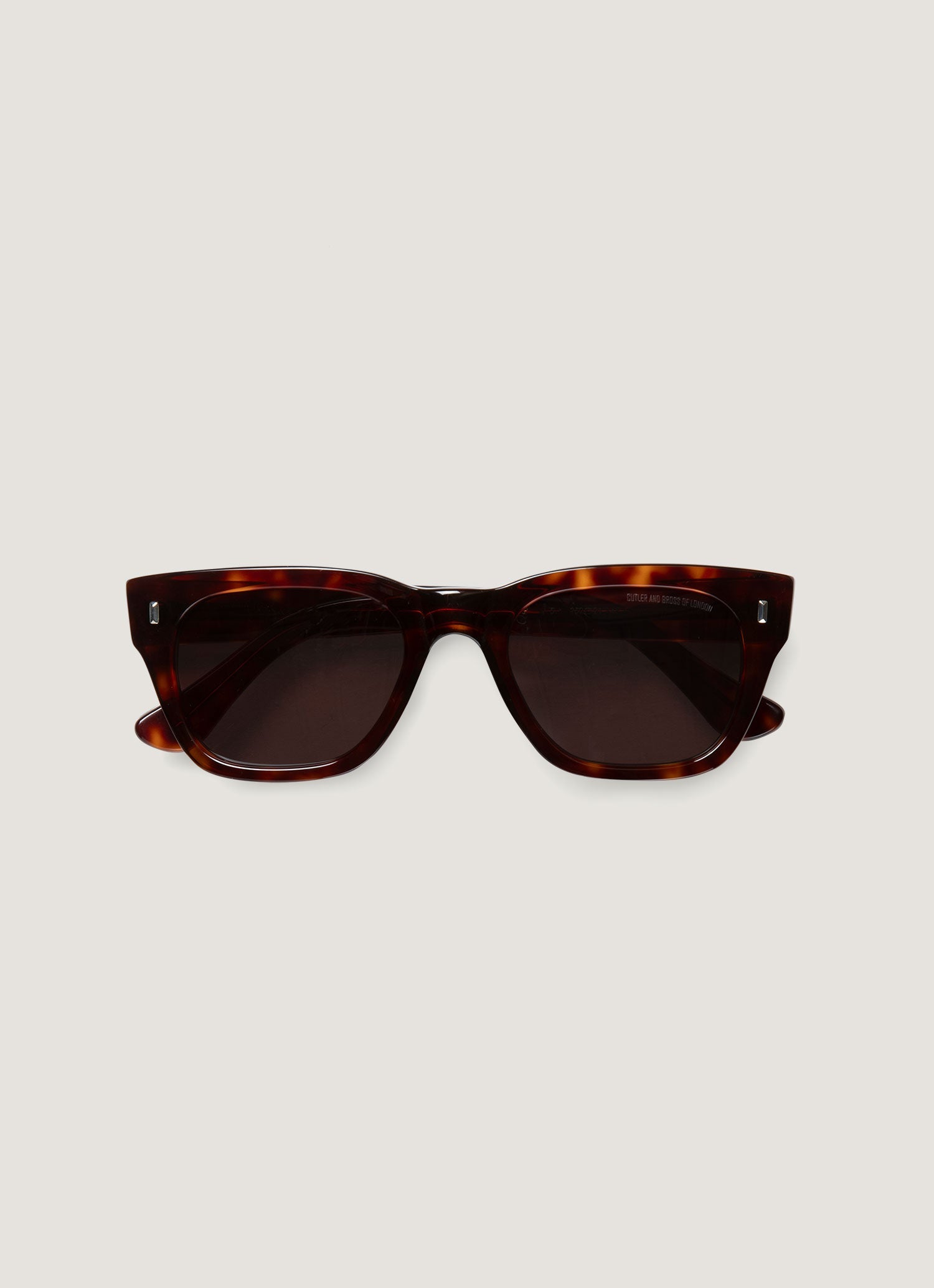 Cutler and Gross Sunglasses in Dark Turtle | Sunspel