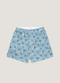 Men's Classic Boxer Short in Liberty Fabric in Stone Blue Floral