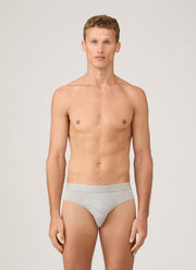 Men's Tencel™ Briefs in Grey Melange
