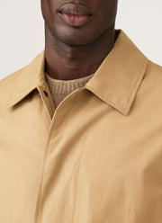 Men's Ventile Mac in Dark Beige