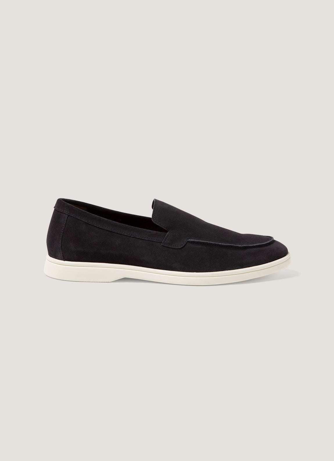 Men's Suede Loafer in Navy