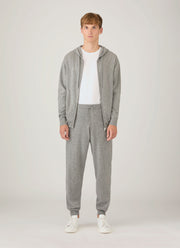 Men's Cashmere Lounge Set in Grey Melange