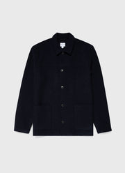 Men's Wool Donkey Jacket in Navy