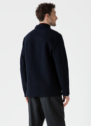 Men's Wool Donkey Jacket in Navy