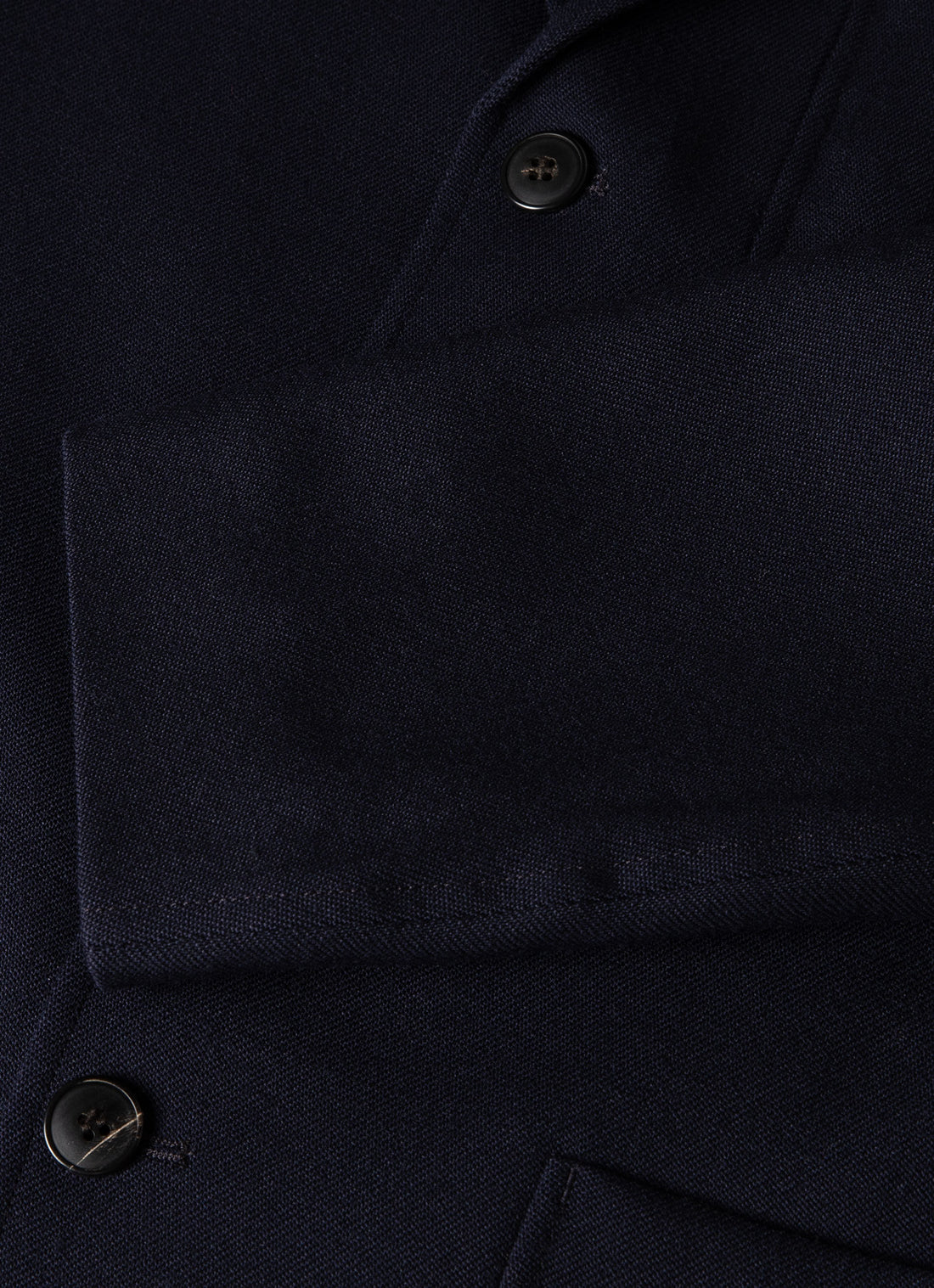 Men's Wool Twill Blazer in Dark Navy