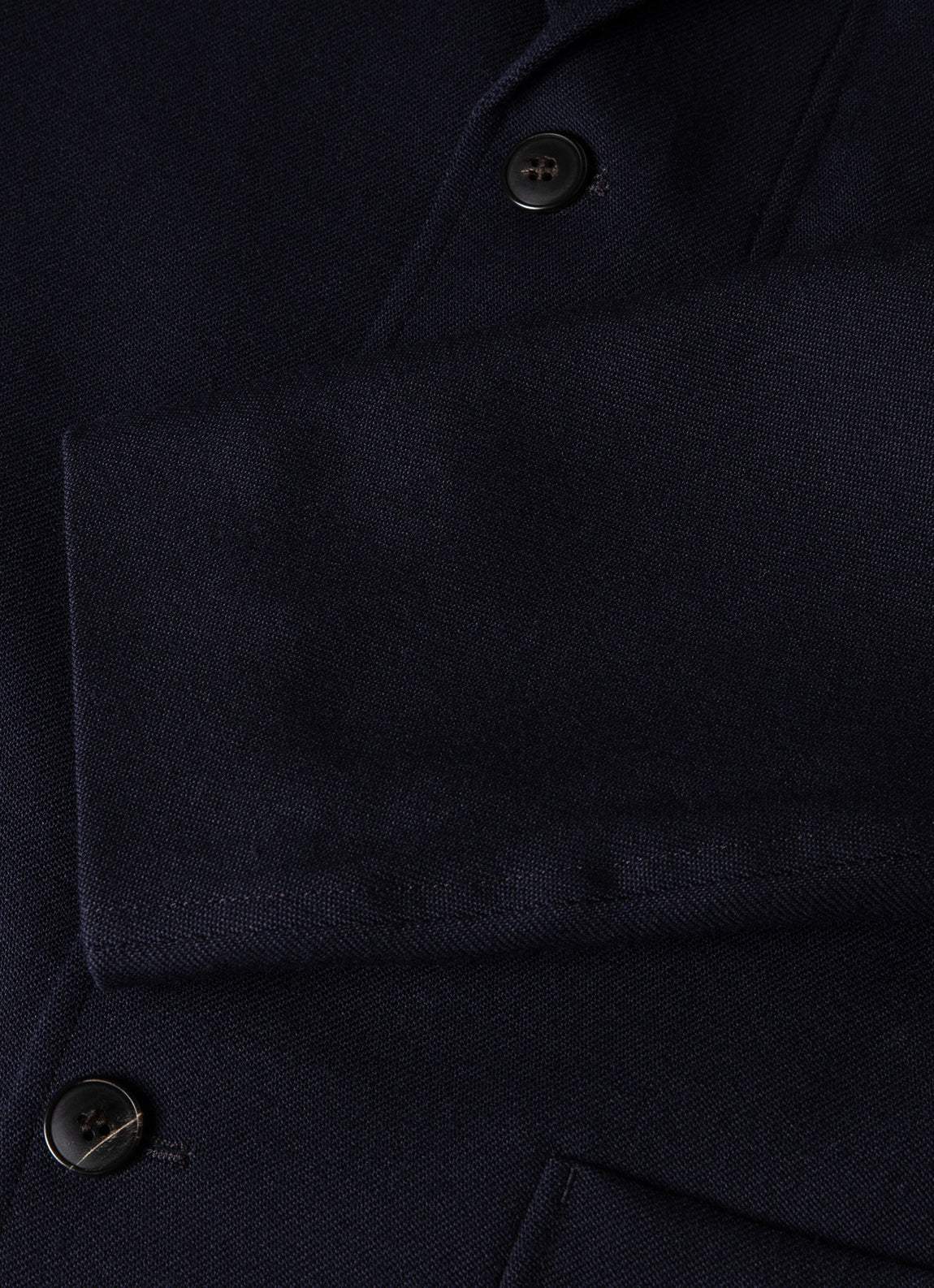Men's Wool Twill Blazer in Dark Navy | Sunspel