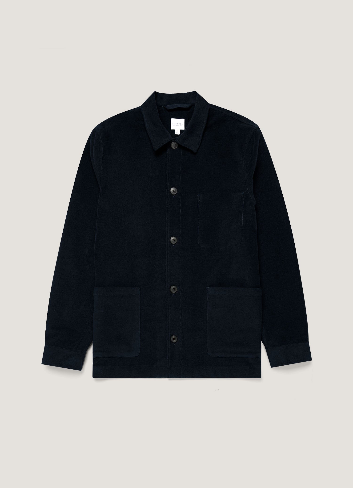 Men's Moleskin Twin Pocket Jacket in Navy