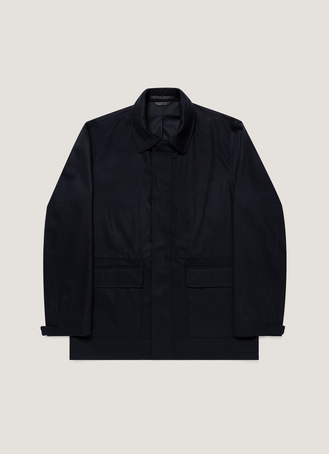 Wool Cashmere Flannel Field Jacket