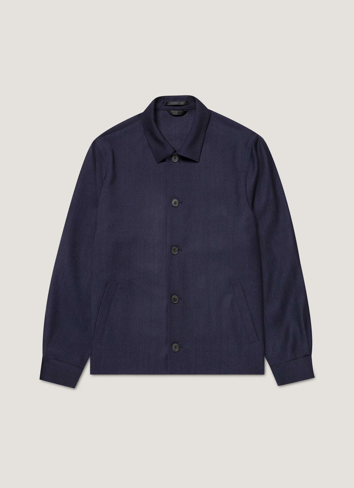 Men's Wool Twill Jacket in Navy