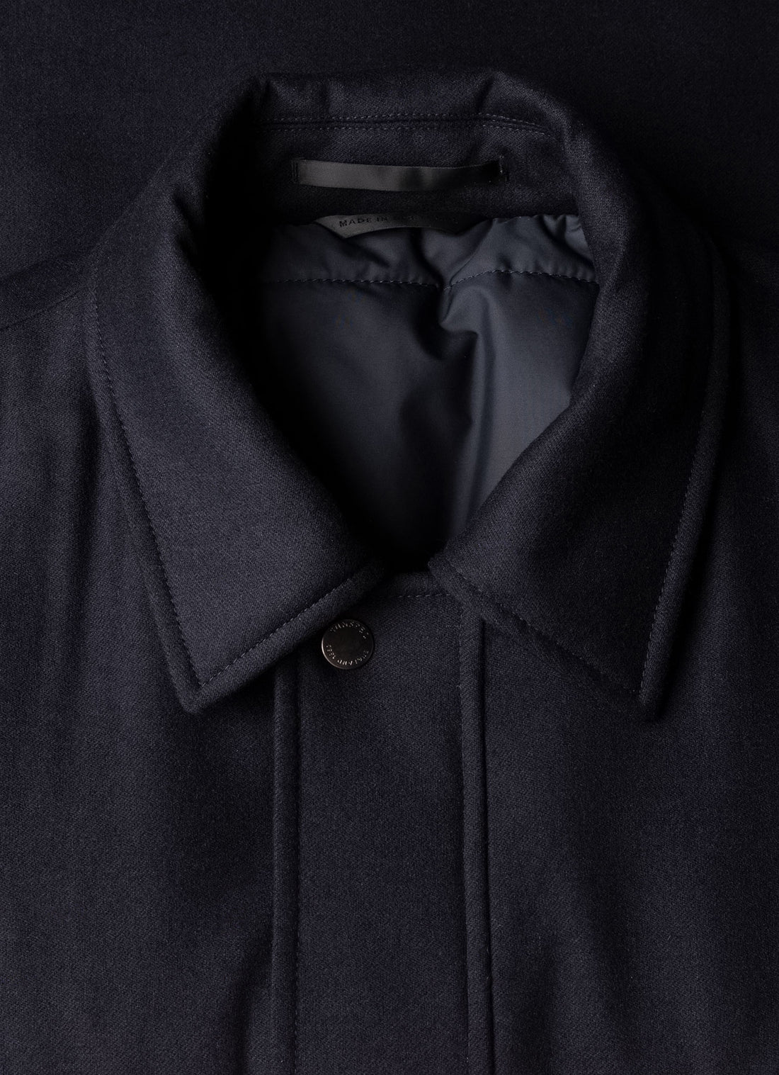 Men's Wool Cashmere Field Jacket in Navy