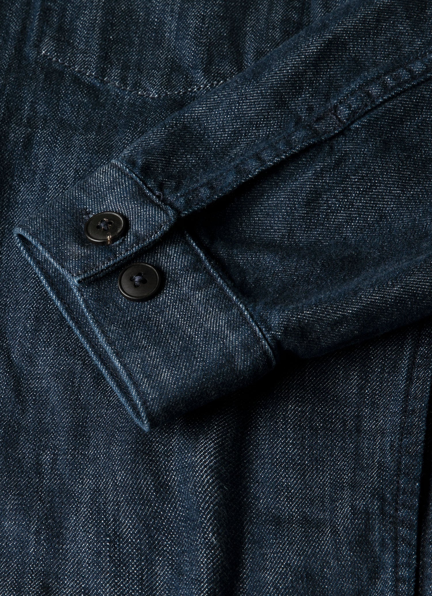 SUNSPEL ダークデニム ジャケット Lサイズ Men's Japanese Denim Jacket in Rinse Wash Denim | Sunspel