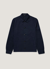 Men's Cotton Linen Jacket in Navy