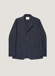 Men's Lightweight Cotton Poplin Jacket in Navy