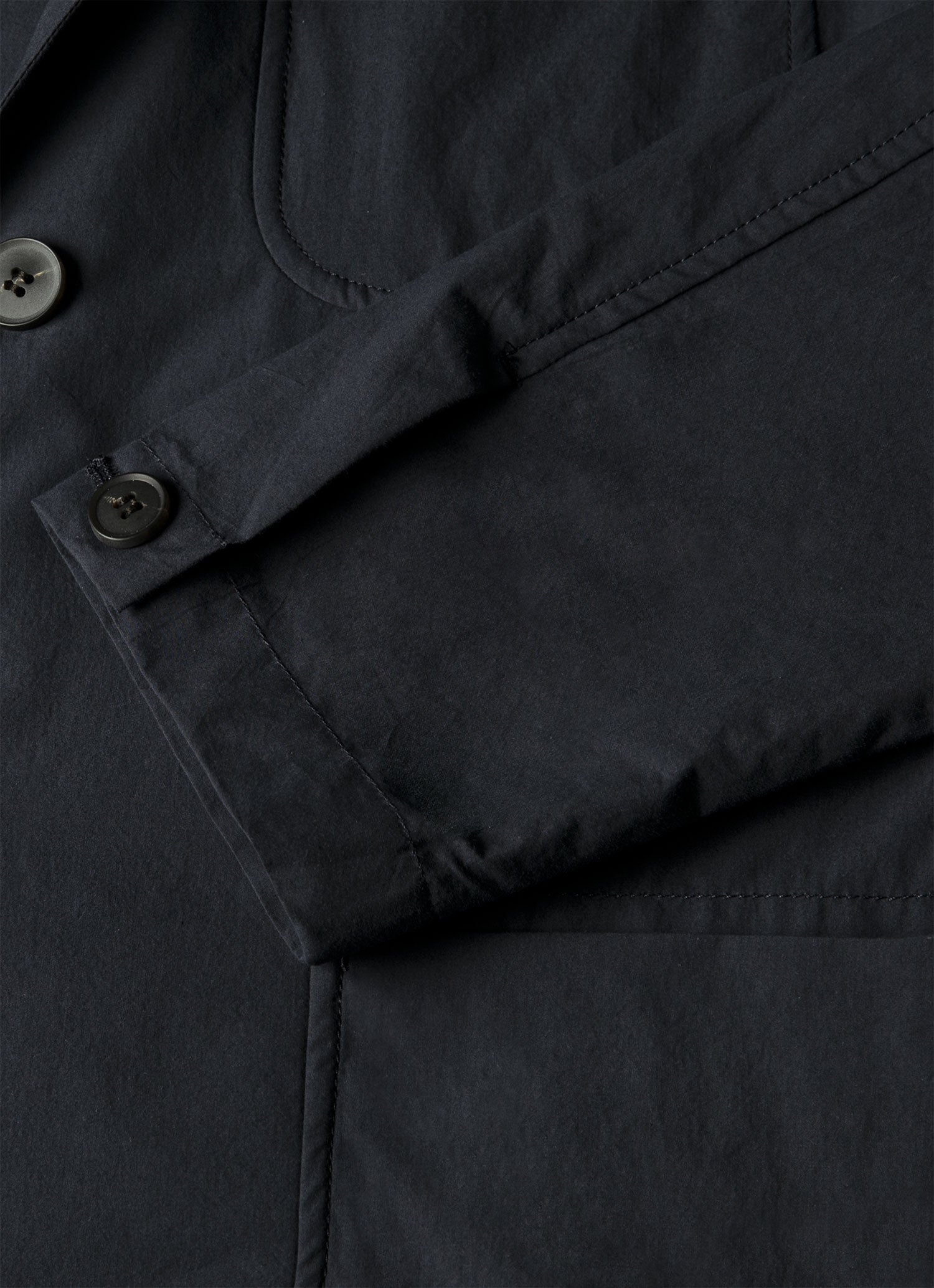 Men's Lightweight Cotton Poplin Jacket in Navy