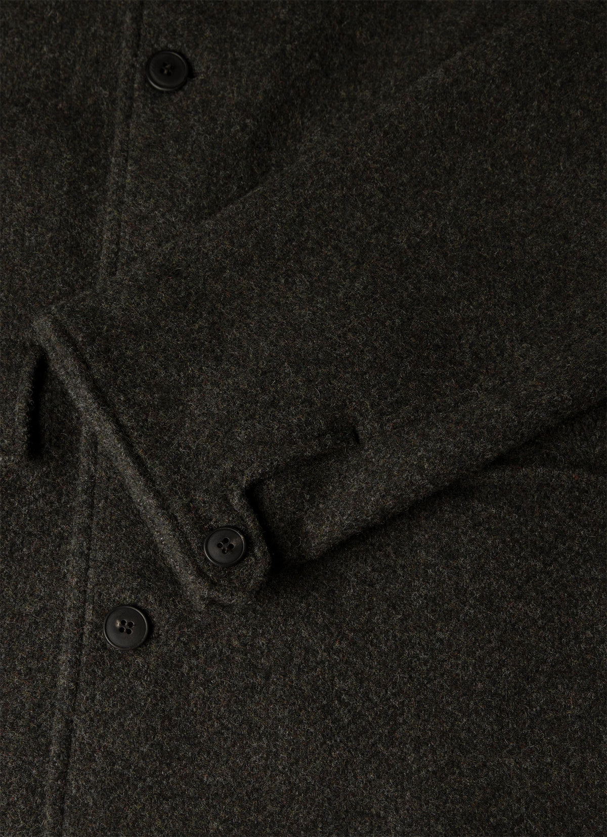 Men's Tweed Field Jacket in Loden Green