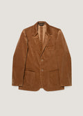 Men's Corduroy Blazer in Dark Beige