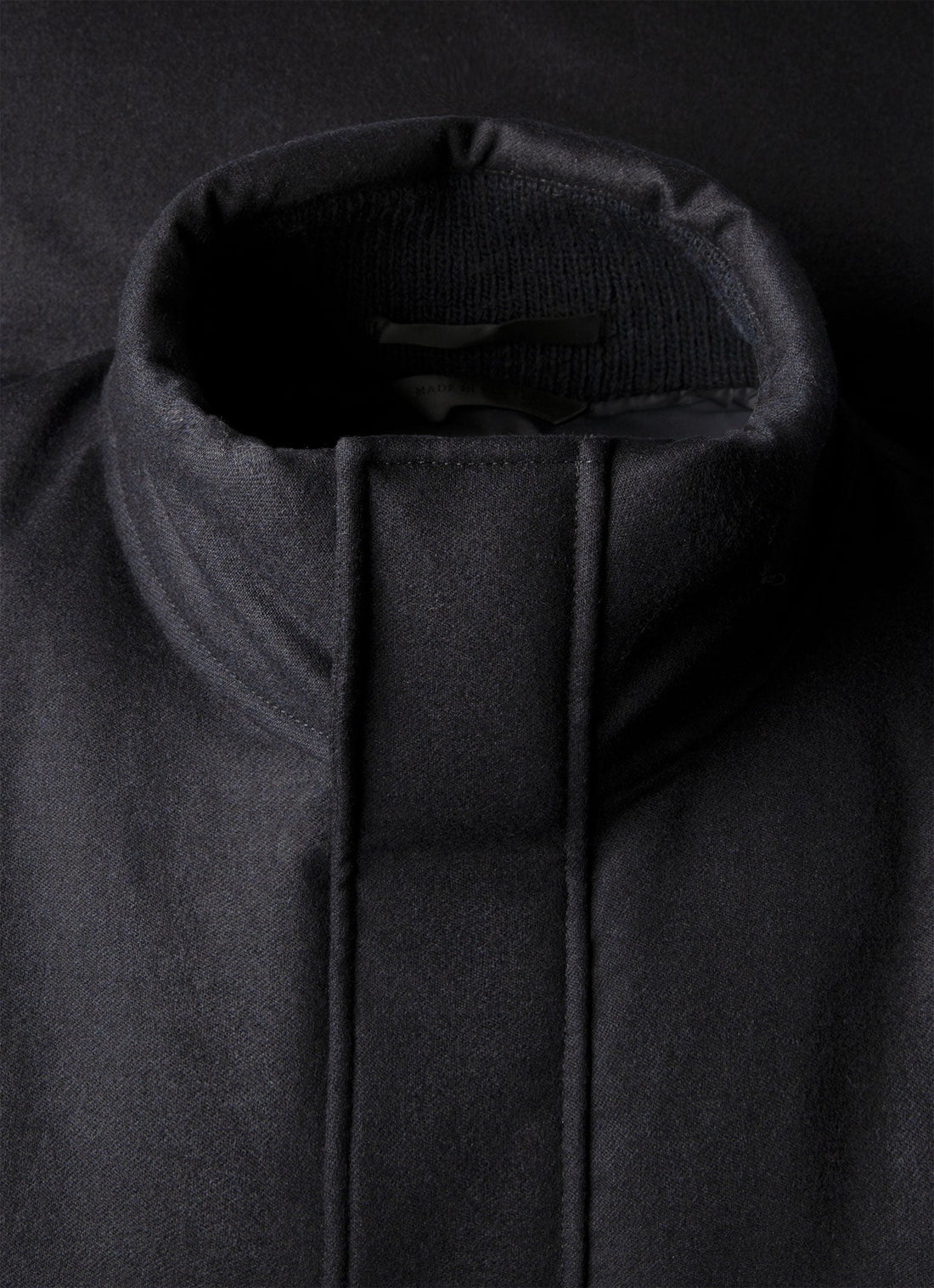 Daunenjacke aus Woll-Kaschmir-Flanell