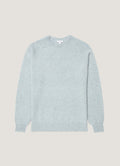 Men's Lambswool Crew Neck Jumper in Haar