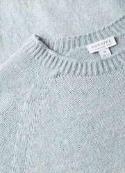 Men's Lambswool Crew Neck Jumper in Haar