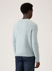 Men's Lambswool Crew Neck Jumper in Haar