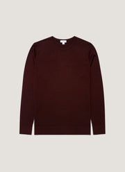 Men's Extra-Fine Merino Jumper in Bakelite