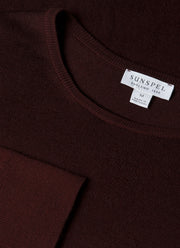 Men's Extra-Fine Merino Jumper in Bakelite
